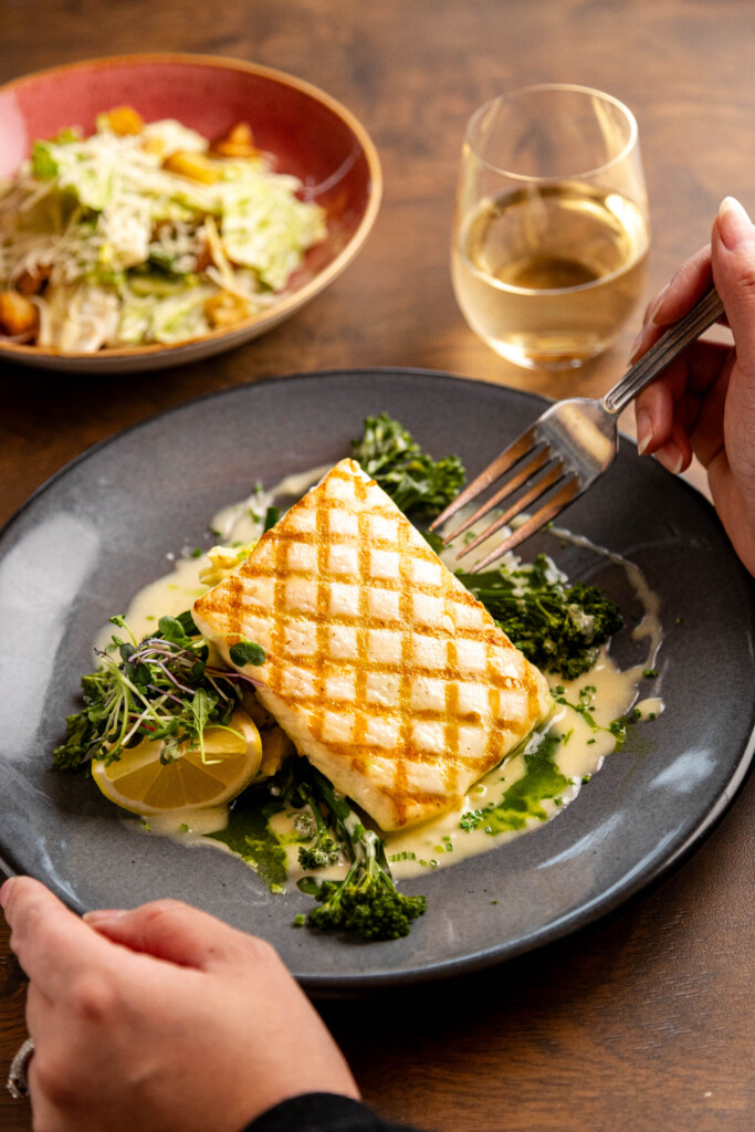 Halibut Chive Oil