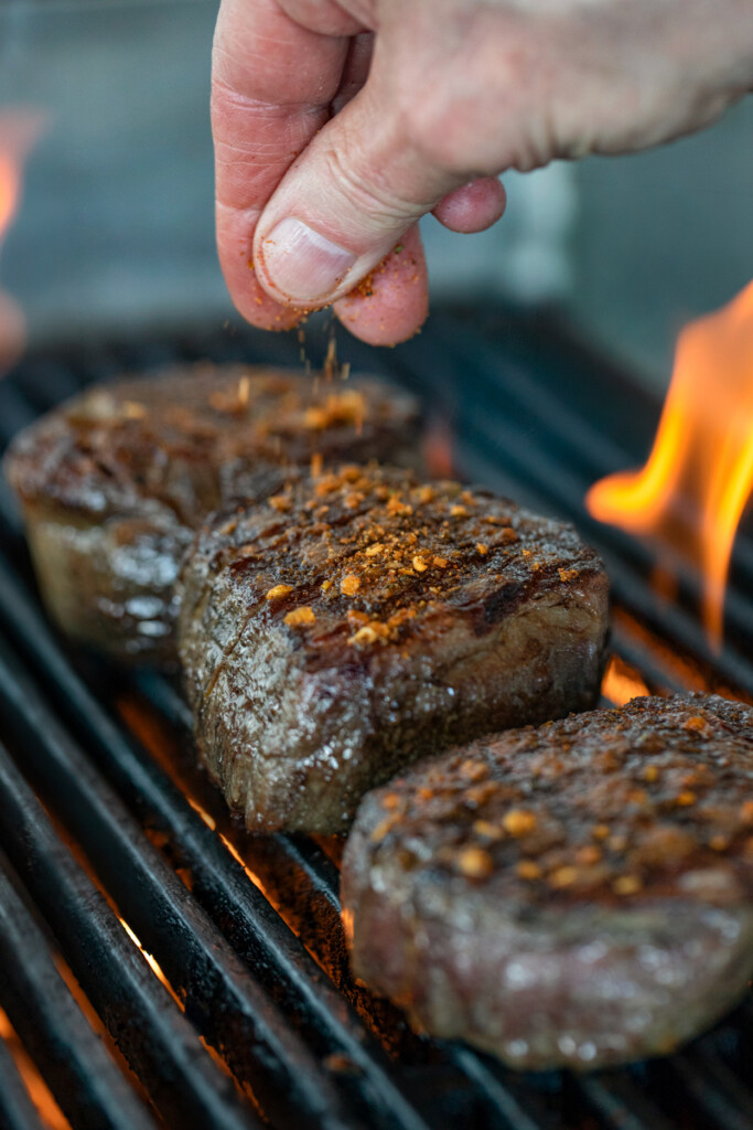 Steak on Grill